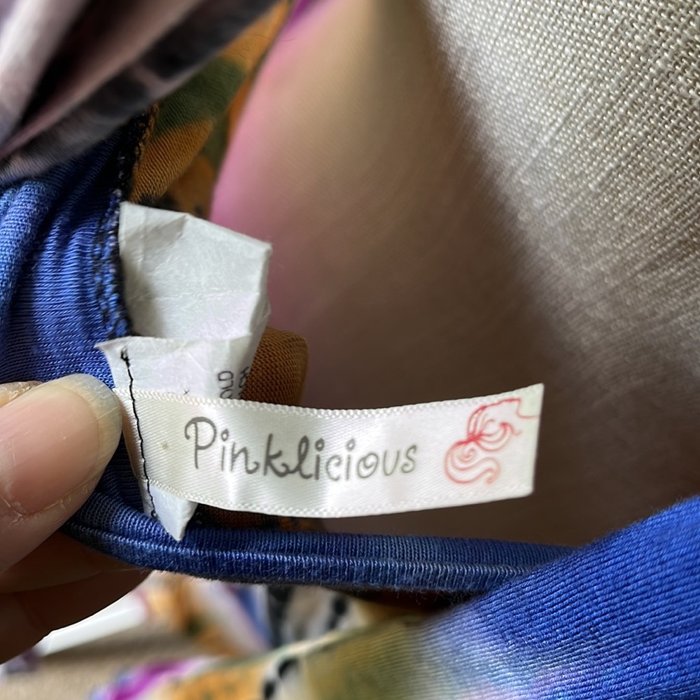 PINKLICIOUS Tie Dye Halter Jumper Size Large - Picture 11 of 11